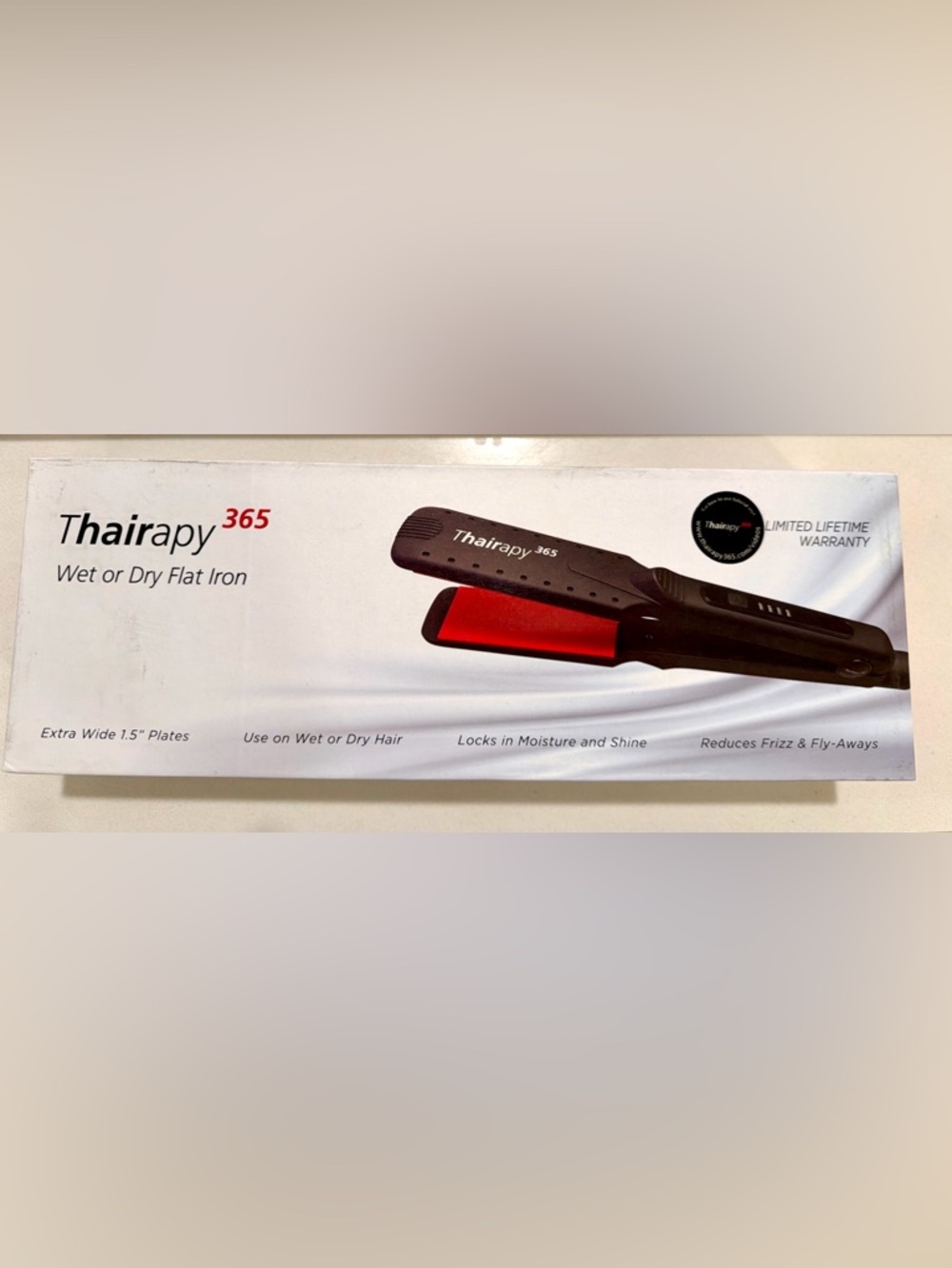 Brand New Thairapy 365 Wet or Dry Flat Iron (1.5” plates).